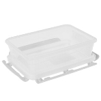 Контейнер для продуктов Plast Team PT104310024 БЕРГЕН герметичный с защелками 0,8л пепельный жемчуг, фото 1