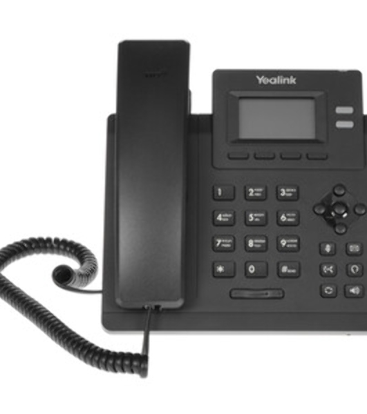 Телефон YEALINK SIP-T31P, светло-серый, 2 аккаунта, PoE, шт