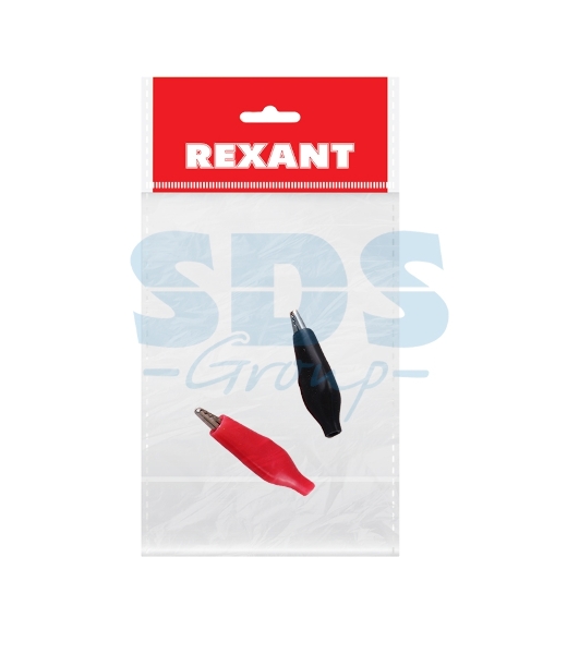 Зажим 'крокодил' Rexant 5 А 40 мм в изоляторе