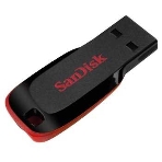 Флешка USB Sandisk CZ50 Cruzer Blade (SDCZ50-064G-B35), 64Gb, USB 2.0, R/W 15/4, черный/красный, фото5