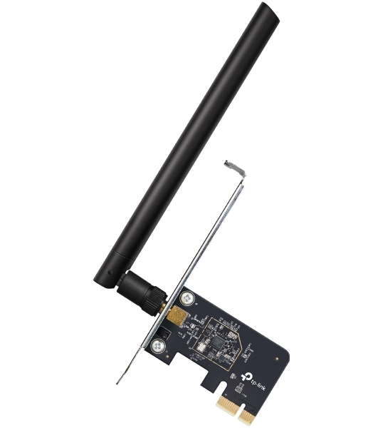 Двухдиапазонный Wi-Fi адаптер TP-Link Archer T2E AC600 PCI Express