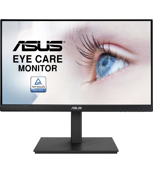 Монитор 21.5' ASUS VA229QSB IPS 1920x1080, 75 Гц, 4 мс, 16:9, 250 кд/м², HDMI 1.4, DP 1.2, VGA, 3.5 Jack, USB Hub (2x USB 2.0), динамики (2x2 Вт), FreeSync, черный