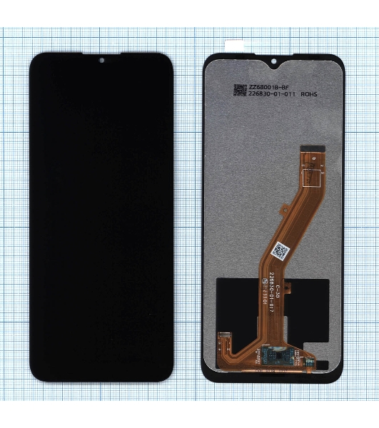 Дисплей для Nokia C30 черный