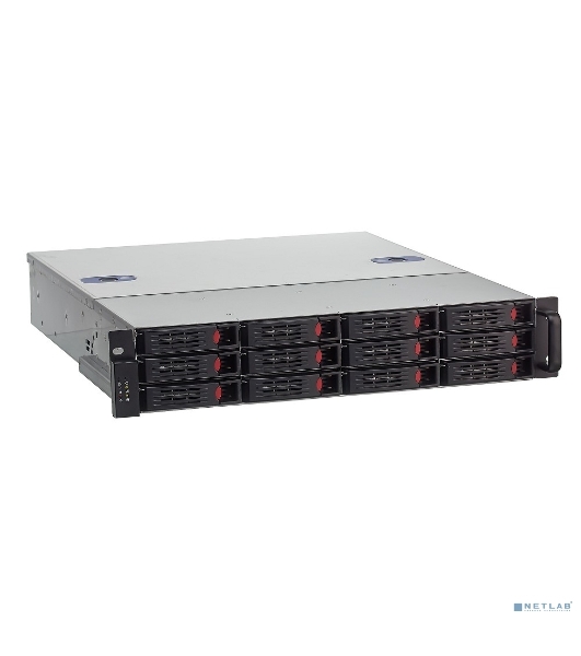 Серверный корпус ExeGate EX281298RUS Pro 2U550-HS12 (RM 19', высота 2U, глубина 550, БП 1U-800ADS,12xHotSwap, USB)