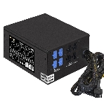 Блок питания серверный 600W ExeGate ServerPRO-600RADS (ATX, for 3U+ cases, APFC, КПД 80% (80 PLUS), 14cm fan, 24pin, (4+4)pin, PCIe, 5xSATA, 4xIDE, FDD, Cable Management, black), фото4