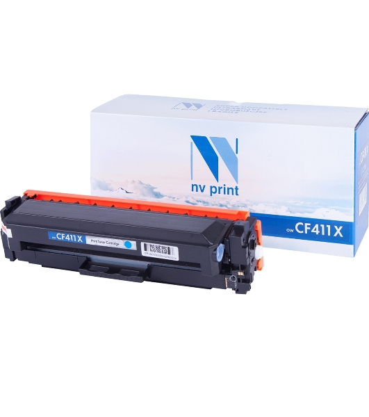 Картридж лазерный NVPrint совместимый для LJ Pro M477fdn/M477fdw/M477fnw/M452dn/M452nwCF411X Cyan (5 000k)