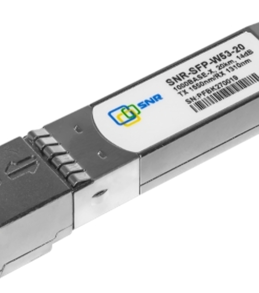 Модуль SNR SFP WDM, дальность до20км (14dB), 1550нм