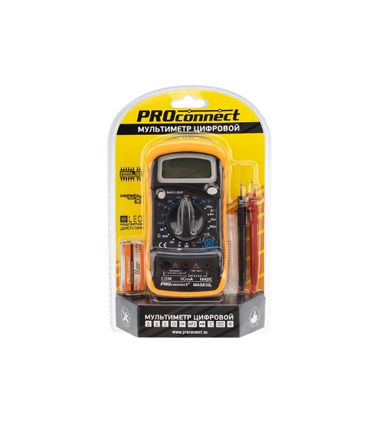Универсальный мультиметр PROconnect MAS830L (DT850L)