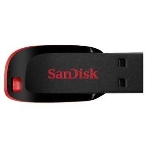 Флешка USB Sandisk CZ50 Cruzer Blade (SDCZ50-064G-B35), 64Gb, USB 2.0, R/W 15/4, черный/красный, фото6