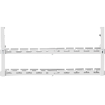 Кабель-канал Cactus CS-CM-700-2WT для столов 72.8x13.5x34.2 см белый, фото6