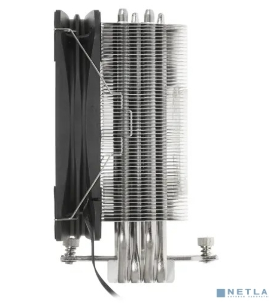 Кулер PCCooler Paladin 400 S115X/1200/1700/AM4 (20 шт/кор, TDP 200W, PWM FAN, 4 тепловые трубки 6мм, 800-1600RPM, 18-28,6dBa)