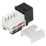 Модуль информационный Lanmaster UTP (TWT-OK45UTP/6-BK) Keystone RJ45 кат.6 черный, фото3