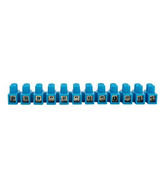 Клеммная винтовая колодка Rexant KВ-16 6-16, ток 30 A, полиэтилен синий (10 шт./уп.)
