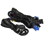 Блок питания серверный 600W ExeGate ServerPRO-600RADS (ATX, for 3U+ cases, APFC, КПД 80% (80 PLUS), 14cm fan, 24pin, (4+4)pin, PCIe, 5xSATA, 4xIDE, FDD, Cable Management, black), фото 1