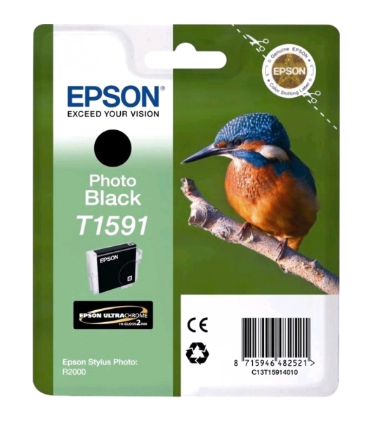 Картридж струйный Epson C13T15914010 фото черный (850 стр) для Epson St Ph R2000
