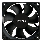 Вентилятор для корпуса Digma DFAN-80 черный, 80 мм, 1800 об/мин, 23 дБ, 4 pin, фото 1