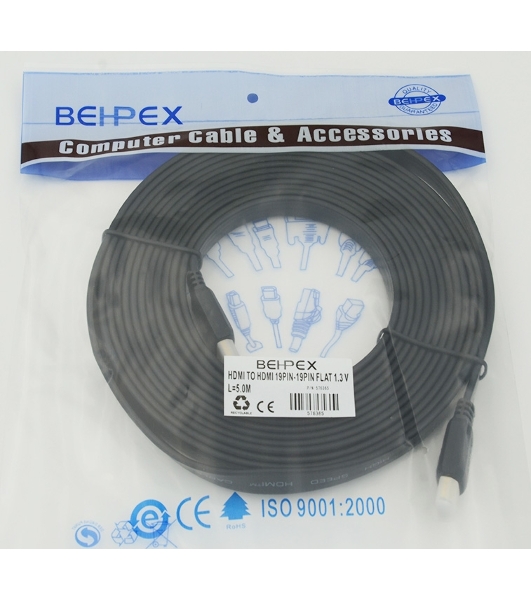 Кабель аудио-видео Behpex HDMI (m)/HDMI (m) 5м.ver1.3