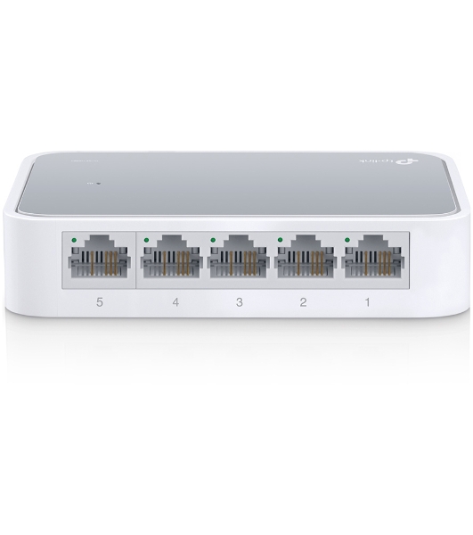Коммутатор TP-Link SOHO TL-SF1005D Коммутатор 5-port 10/100M mini Desktop Switch, 5 10/100M RJ45 ports, Plastic case