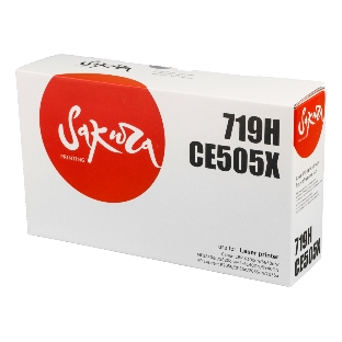Картридж лазерный Sakura CRG719H/CE505X для Сanon LBP 6300dn/6650dn, MF 5840dn/5880dn, MF-6140DN,5940DN, HP LaserJet P2050/2055d/2055dn/2055x, черный, 6400 к.
