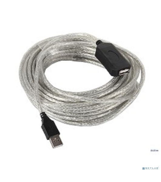 Кабель-адаптер VCOM VUS7049-20M USB2.0-repeater, удлинительный активный <Am-->Af 20м