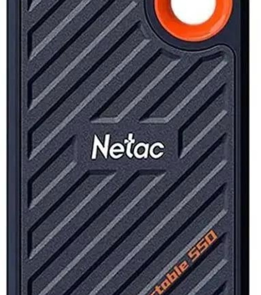Внешний SSD Netac ZX20, 2TB, USB 3.2 Gen 2x2 Type-C, R/W 2000/1800, черный