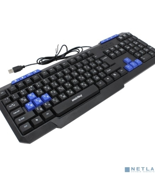 Клавиатура проводная мультимедийная Smartbuy ONE 221 USB черная SBK-221U-K
