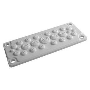 Ввод кабельный ДКС R5HTC25 пластик V0 UL94. (25 отв.) IP65