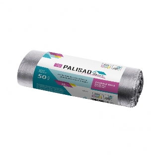 Пакеты для мусора Home Palisad 30 л x 50 шт. серые