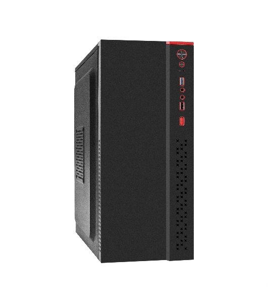 Компьютерный корпус Miditower ExeGate AA-443U-UNS400 (ATX, БП UNS400 с вент. 12см, 2хUSB+1хUSB 3.0+HD Audio, черный)