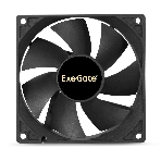 Вентилятор для корпуса ExeGate E09225H4P-PWM черный, 92 мм, 2000 об/мин, 26 дБ, 4 pin, фото3