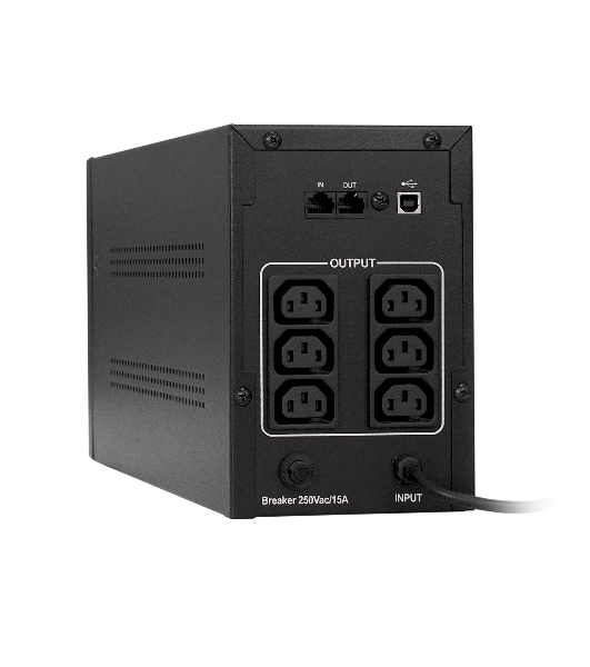 Источник бесперебойного питания ExeGate EP285480RUS SpecialPro UNB-1000.LED.AVR.C13.RJ.USB 1000VA/650W, LED, AVR, 6*IEC-C13, RJ45/11, USB, черный
