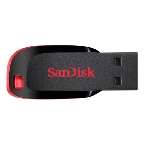 Флешка USB Sandisk CZ50 Cruzer Blade (SDCZ50-016G-B35), 16Gb, USB 2.0, R/W 15/4, черный/красный, фото4