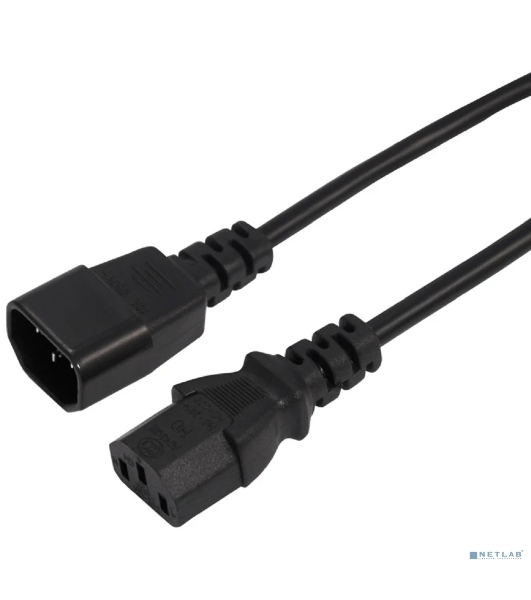 Шнур сетевой Rexant IEC 320 C13 – IEC 320 C14 3x0,75мм², 1,2м