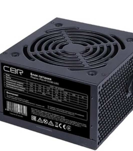 Блок питания CBR PSU-ATX500-08EC, 500Вт, 80мм, черный