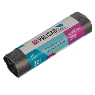 Пакеты для мусора Home Palisad 60 л x 20 шт. серые
