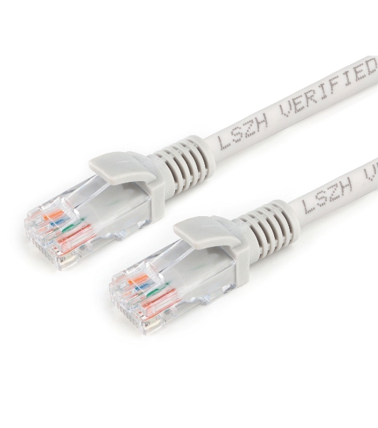 Патч-корд LSZH UTP Cablexpert PP31-15M cat.5e, 15м, литой, многожильный, серый