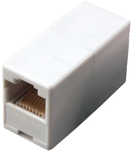 Проходной адаптер Rexant, RJ-45(8P-8C), UTP неэкранированный, категория 5e, (гнездо-гнездо)