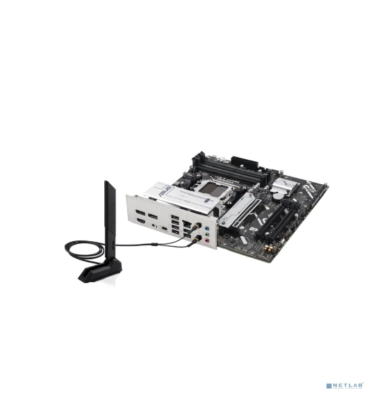 Материнская плата ASUS PRIME B840M-A WIFI, AM5, AMD B840, 4xDDR5, 4xSATA III, 3xM.2, 1xPCIe 4.0 x16, 2xPCIe 3.0 x16 (x1), 2xDP, 1xHDMI, 1x 2.5Gb LAN, Wi-Fi 6E, 2xUSB-A 10Gbps, 1xUSB-C 5Gbps, 4xUSB-A 2.0, 3x3.5 мм, 7.1, micro-ATX