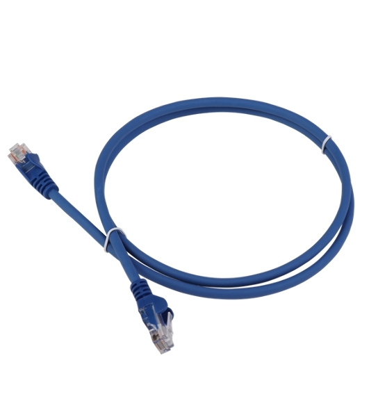 Патч-корд Lanmaster LAN-PC45/U5E-5.0-BL вилка RJ-45-вилка RJ-45 кат.5е 5м синий LSZH (уп.:1шт)