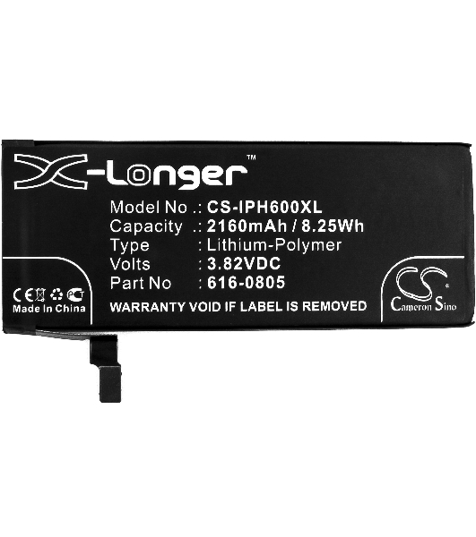 Аккумулятор CameronSino CS-IPH600XL для iPhone 6 3.82V, 2160mAh, 8.25Wh