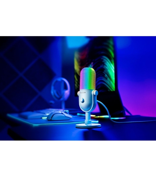Микрофон Razer Seiren V3 Chroma - белый/Razer Seiren V3 Chroma - белый