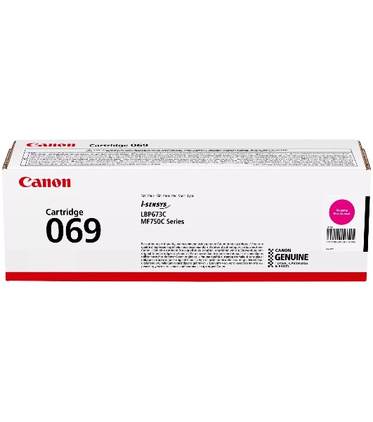 Картридж лазерный Canon 069M (5092C002) пурпурный (1900 стр.) для Canon MF752Cdw/754Cdw, LBP673Cdw