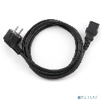 Кабель питания Cablexpert PC-186-1-1.8M, 1.8м, Schuko- C13, 3x1кв.мм, черный, с заземлением, пакет, фото7