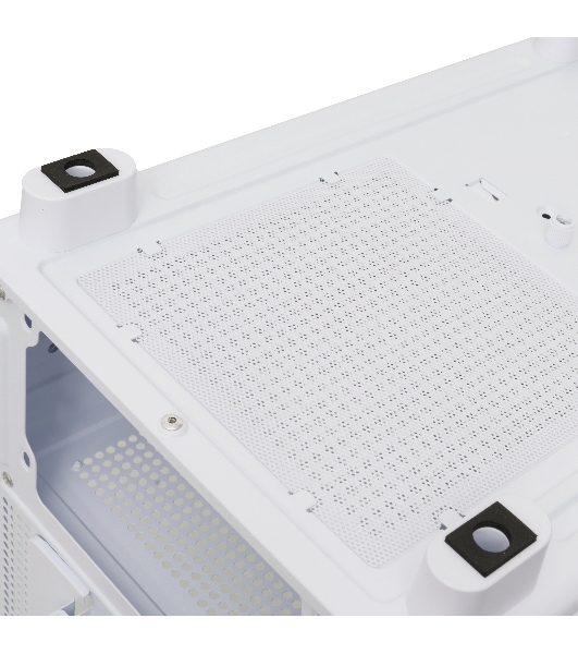 Компьютерный корпус HSPD M510, Mesh Mid Tower, белый, TG, 0.5 SPCC, 4x120мм ARGb ATX, mATX, mITX 180/280/160мм 1x2.5', 1x3.5', 7xPCI 2xUSB-A 3.0 517x277x418мм