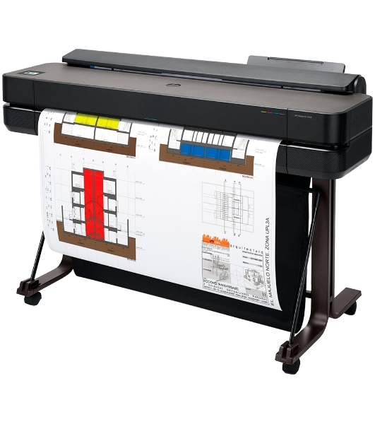 Плоттер струйный HP Designjet T650 (5HB10A), A0, 36', цветной, 914 мм, 2400x1200 dpi, USB, Gigabit Ethernet, WiFi
