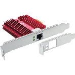 Сетевой адаптер 10 Gigabit PCI-E network adapter, 1 PCI Express 3.0 X4 interface, 1 100/1000/10000Mbps Ethernet port, come with Low-Profile and Full-Height Brackets, фото13