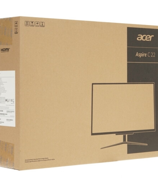 Моноблок Acer Aspire S24B-GLNL 23.8' Full HD Core Ultra 5 226V (2.1) 16Gb SSD512Gb Arc graphics Eshell GbitEth WiFi BT 90W клавиатура мышь Cam белый 1920x1080