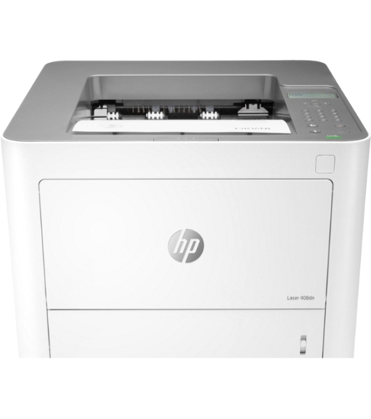 Принтер лазерный HP Laser 408dn (7UQ75A), A4, ч/б, печ. до 40 стр/мин., 1200 x 1200 dpi, USB, RJ-45
