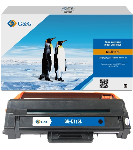 Картридж лазерный G&G GG-D115L черный (3000 стр.) для Samsung Xpress SL-M2620/2820/M2670/2870