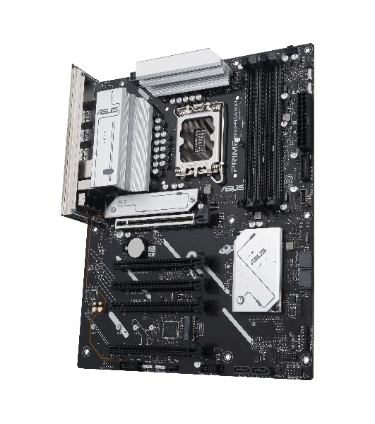 Материнская плата ASUS PRIME B860-PLUS WIFI, LGA 1851, Intel B860, 4xDDR5, 4xSATA, 2xM.2, 1xPCIe 5.0 x16, 4xPCIe 4.0 x16, 2xUSB-C, 4xUSB-A 3.2 Gen 1, 2xUSB-A 3.2 Gen 2, 1xHDMI, 1xDP, 1x2.5Gb LAN, 7.1, ATX